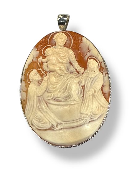 Pendente Mandile 1922 Donna Cammei  in Argento Conchiglia 2MCICM205 - 2MCICM205